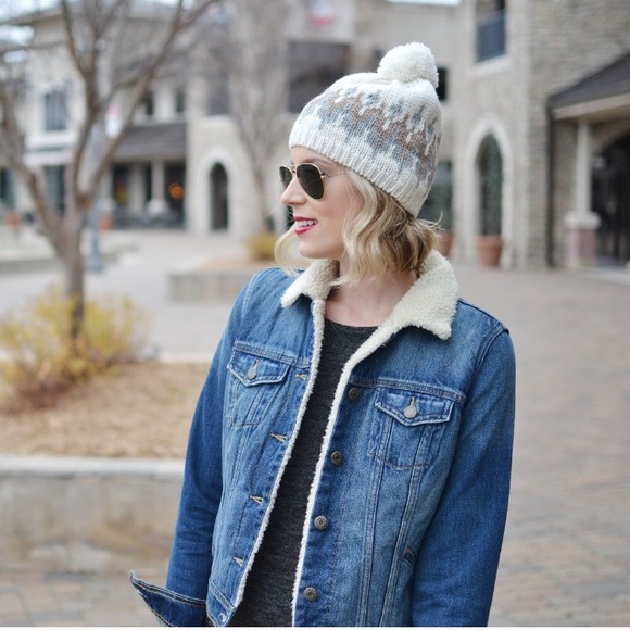 old navy sherpa denim